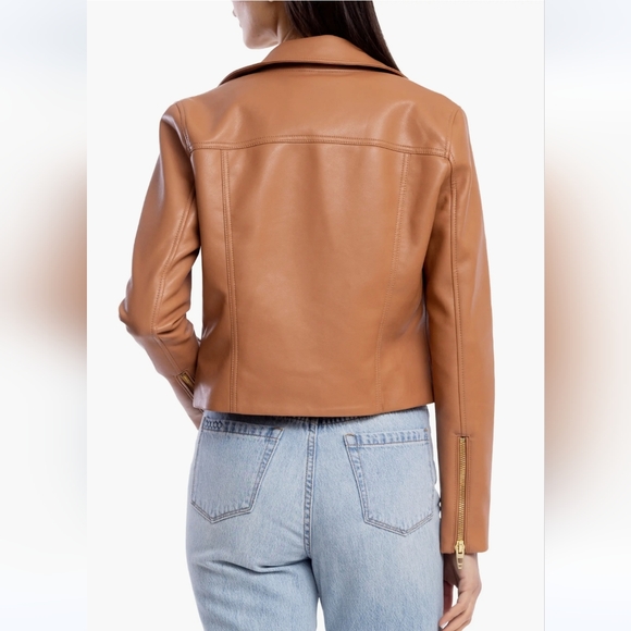 Blank NYC Faux Leather MOTO Jacket Womens - Picture 7 of 7